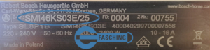 BOSCH Geschirrspüler Typenschild SMI46KS03E